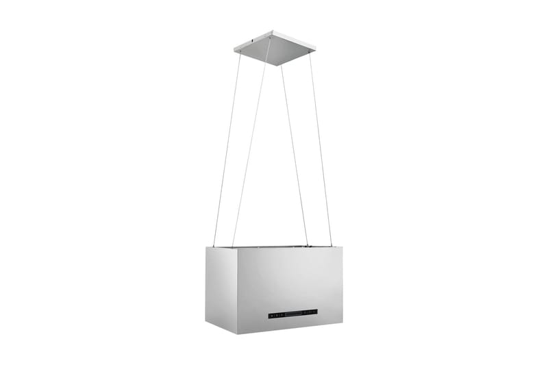H�ängande köksfläkt touchsensor LCD 55 cm rostfritt stål - Silver - Frihängande köksfläkt