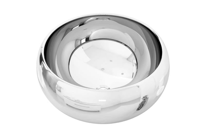 Handfat 40x15 cm keramik silver - Silver - Badrum - Tvättställ & handfat - Enkelhandfat