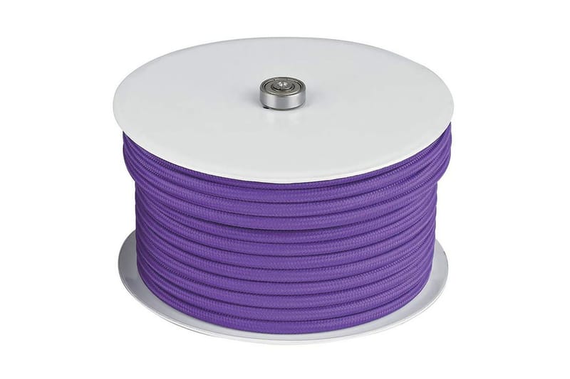 KABELRULLE Tekstil Purple 25M - Lila - Belysning & el - Elmaterial & energi - Kabel & sladd - Textilsladd
