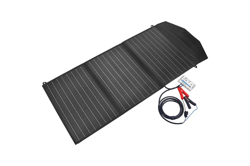 Vikbar Portabel Solcell 90 w med Väska Svart - Lyfco - Belysning & el - Elmaterial & energi - Solceller & solenergi - Solpaneler