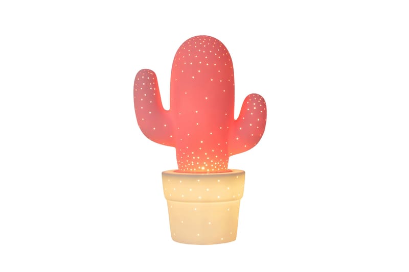 Cactus Bordslampa Rosa - Lucide - Belysning & el - Inomhusbelysning & lampor - Barnlampor - Nattlampa & nattbelysning
