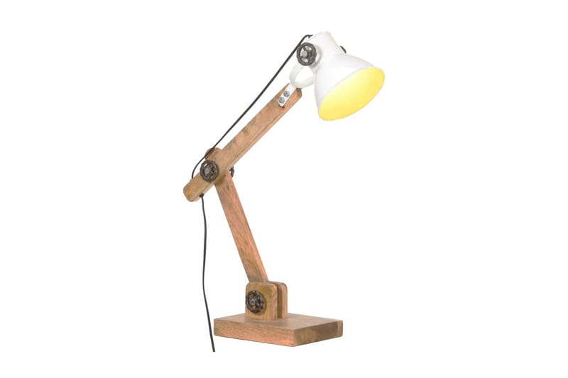 Skrivbordslampa industriell vit rund 58x18x90 cm E27 - be Basic - Belysning & el - Inomhusbelysning & lampor - Läslampa - Läslampa bord