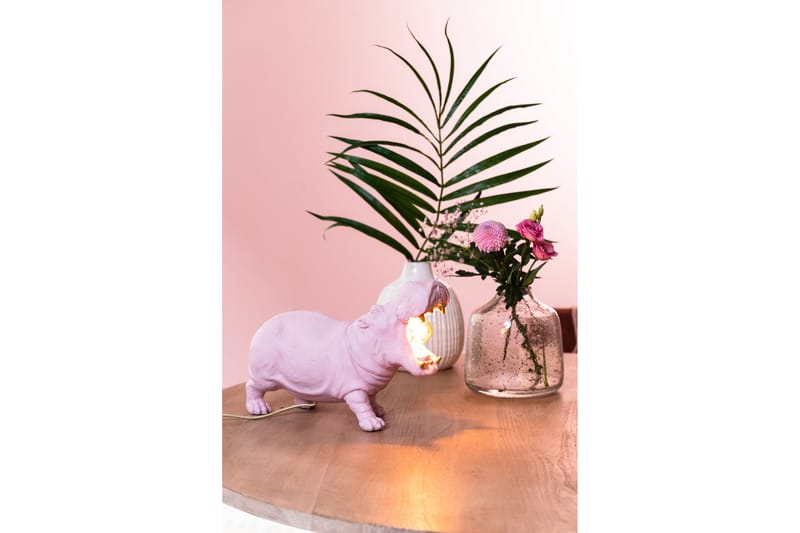 Hippo Bordslampa 36x14 cm Rosa - Light & Living - Belysning & el - Inomhusbelysning & Lampor - Bordslampa