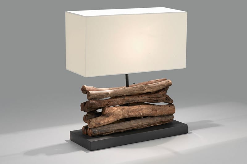 Iahas Bordslampa 35/15 cm - Natur/Vit - Belysning & el - Inomhusbelysning & Lampor - Bordslampa