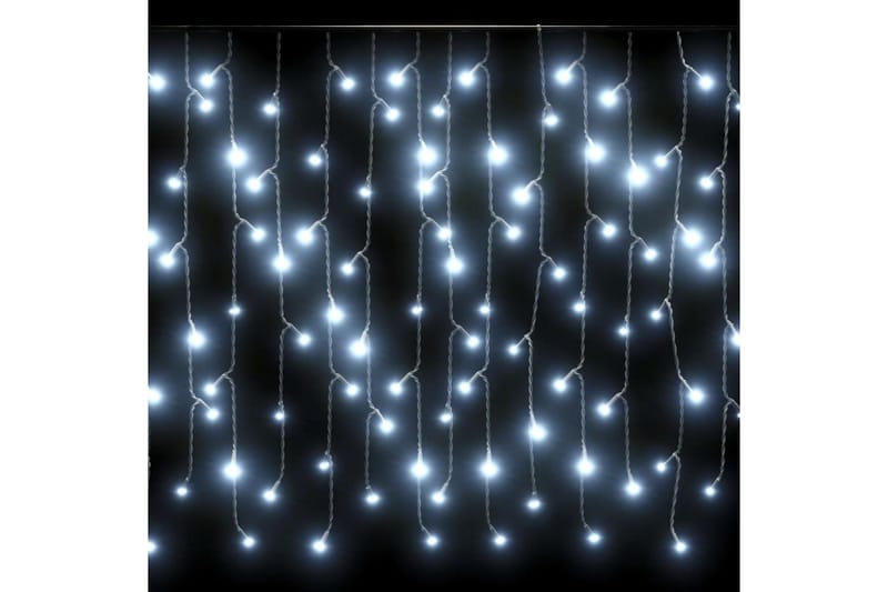 Ljusslinga draperi istappar 10 m 400 lysdioder kallvit - be Basic - Belysning & el - Inomhusbelysning & lampor - Dekorationsbelysning - Ljusslinga