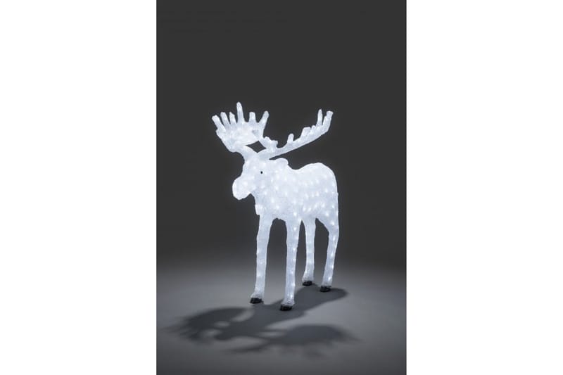 Älg akryl 100cm vita LED Transparent - Konstsmide - Belysning & el - Inomhusbelysning & Lampor - Dekorationsbelysning - Dekorationsbelysning djur & figurer