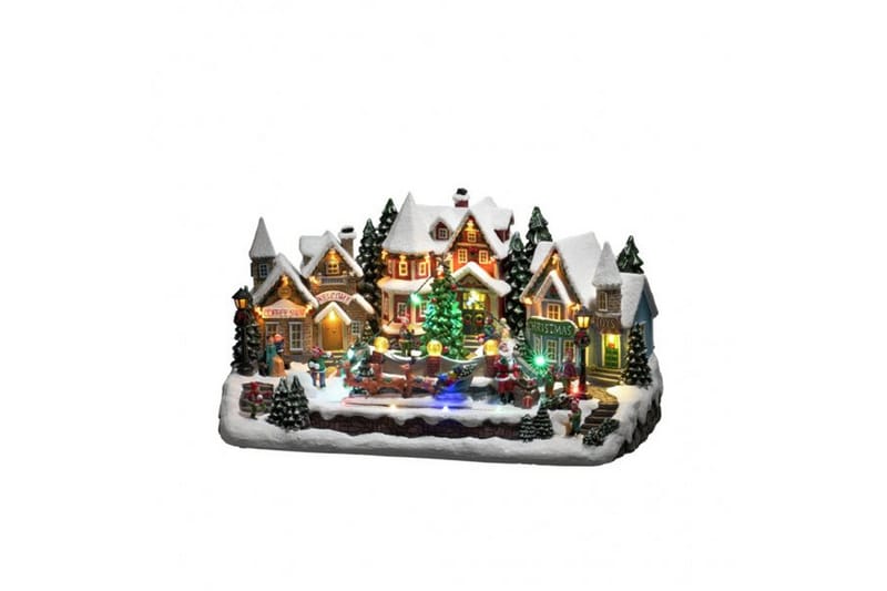 Juldekoration, hus, 36 LED Flerfärgad - Konstsmide - Belysning & el - Inomhusbelysning & Lampor - Dekorationsbelysning - Dekorationsbelysning djur & figurer