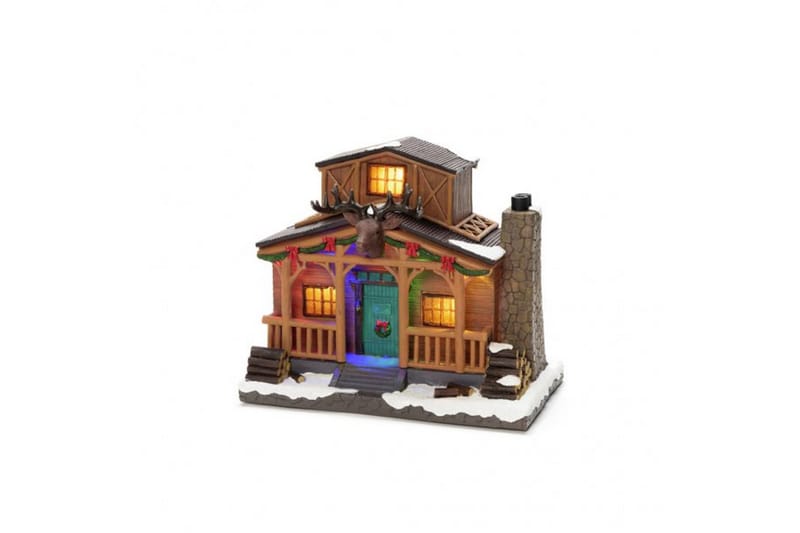 Juldekoration, hus, 6 LED Flerfärgad - Konstsmide - Belysning & el - Inomhusbelysning & Lampor - Dekorationsbelysning - Dekorationsbelysning djur & figurer