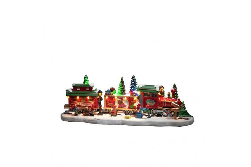 Juldekoration, tåg, 19 LED Flerfärgad - Konstsmide - Belysning & el - Inomhusbelysning & Lampor - Dekorationsbelysning - Dekorationsbelysning djur & figurer