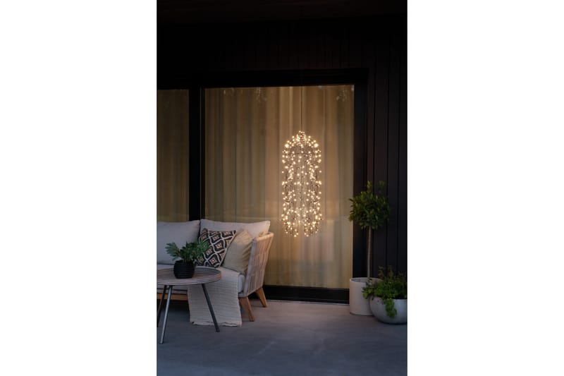 Ljusdekor 30 cm 400 v.vita LED Svart - Konstsmide - Belysning & el - Inomhusbelysning & lampor - Dekorationsbelysning - Ljusnät