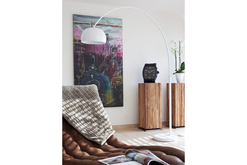 Båglampa 195 cm white - Vit - Belysning & el - Inomhusbelysning & Lampor - Golvlampa
