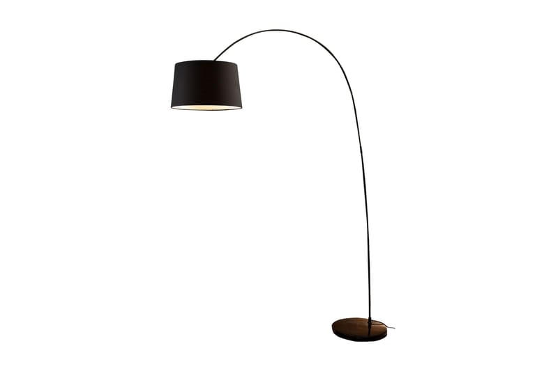 Båglampa 205 cm black - Svart - Belysning & el - Inomhusbelysning & Lampor - Golvlampa