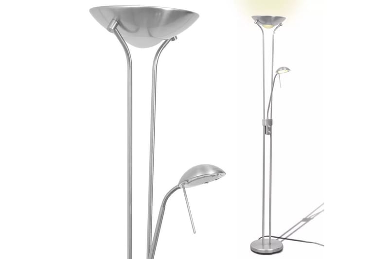 Dimbar golvlampa LED 23 W - Silver - Belysning & el - Inomhusbelysning & Lampor - Golvlampa