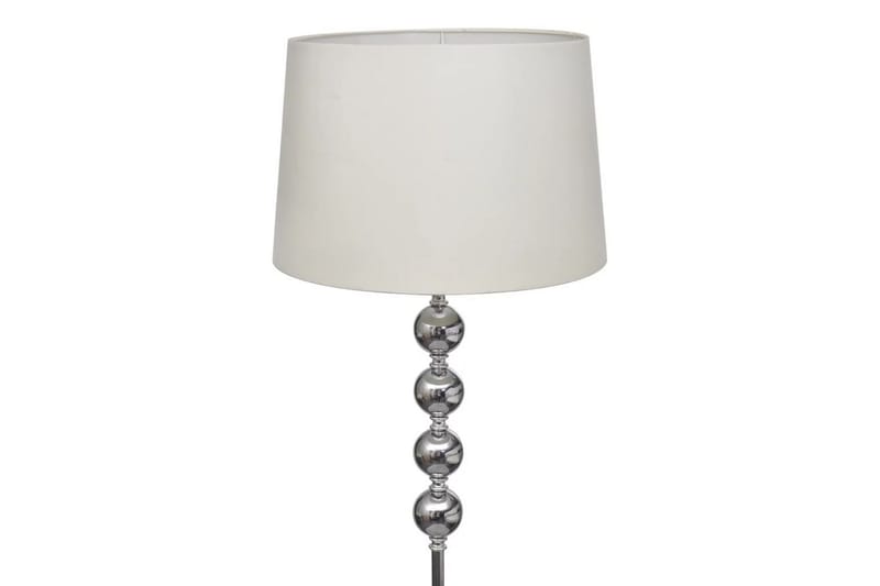 Golvlampa med högt stativ och lampskärm vit - Vit - Belysning & el - Inomhusbelysning & Lampor - Golvlampa