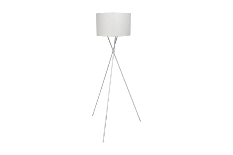 Golvlampa med högt stativ vit - Vit - Belysning - Inomhusbelysning & Lampor - Golvlampa