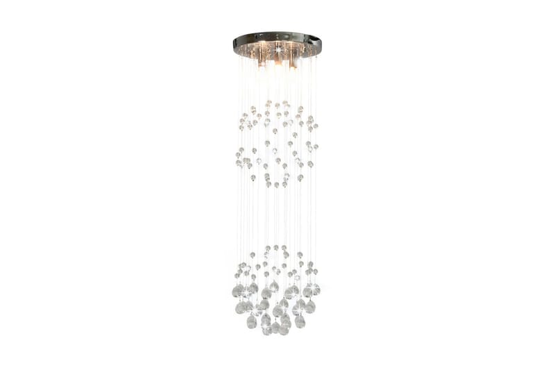Taklampa med kristallpärlor silver sfär 3xG9-lampor - Silver - Möbler - Soffa - Sammetssoffa