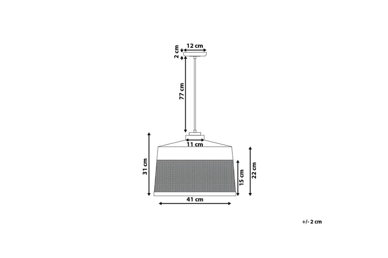 Cardener Taklampa 41 cm - Svart - Belysning & el - Inomhusbelysning & lampor - Taklampa & takbelysning - Pendellampor & hänglampor