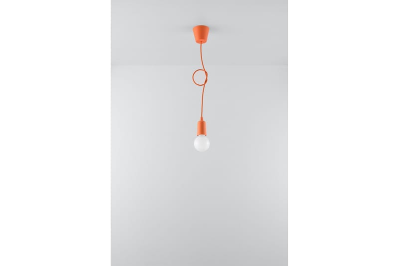 Diego Pendellampa Orange - Sollux Lighting - Belysning & el - Inomhusbelysning & Lampor - Taklampa & takbelysning - Pendellampor & hänglampor