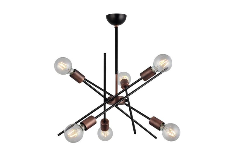 Gera Pendellampa Svart/Koppar 50x75 cm - Homemania - Belysning & el - Inomhusbelysning & Lampor - Fönsterlampa - Fönsterlampa hängande