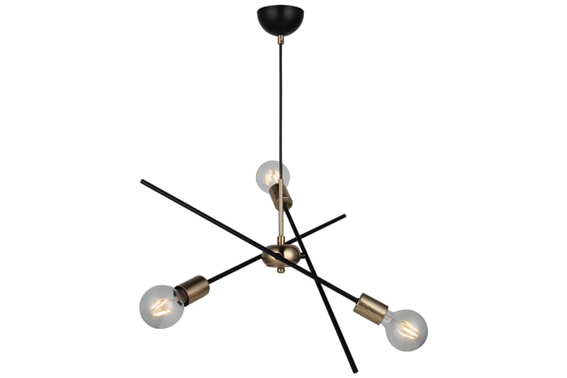 Opa Taklampa Svart/Guld 54x106 cm - Homemania - Belysning & el - Inomhusbelysning & Lampor - Taklampa & takbelysning - Plafond
