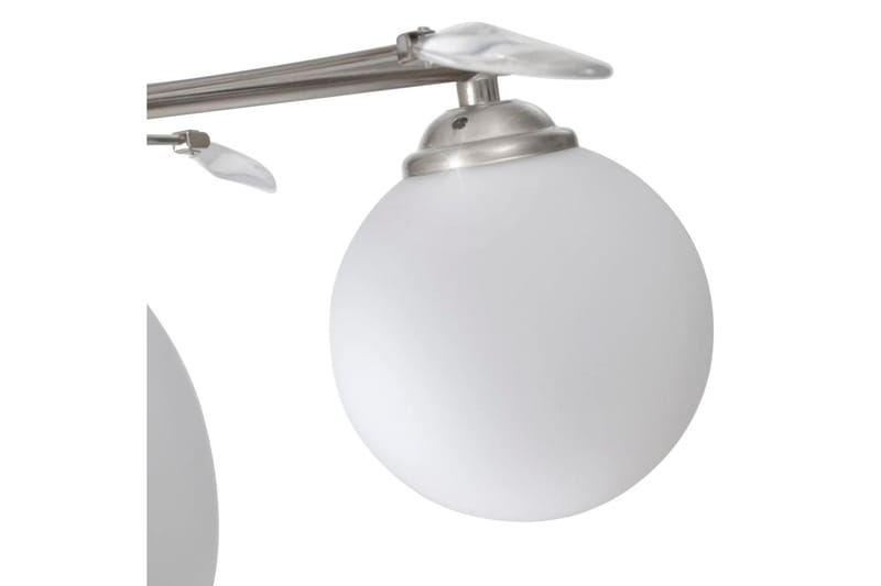 Taklampa med transparenta akrylblad och glaskupor 4 G9-lampo - Vit - Belysning & el - Inomhusbelysning & Lampor - Taklampa & takbelysning - Pendellampor & hänglampor