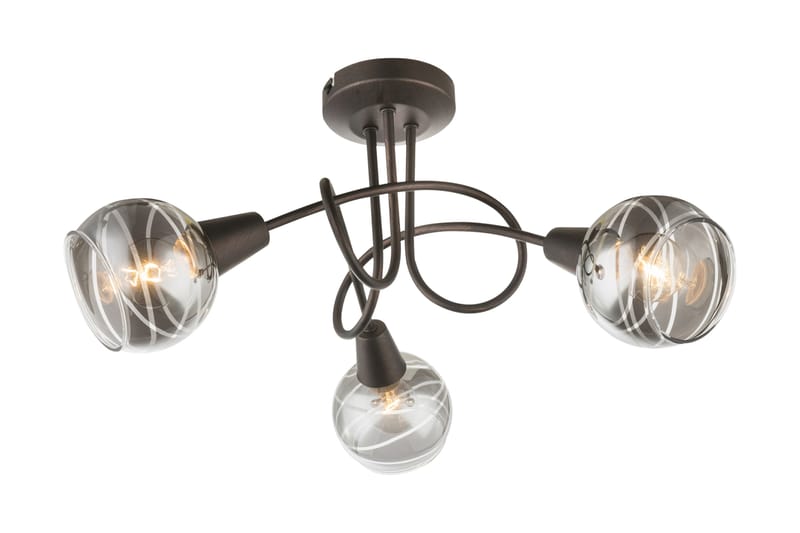 Isla Plafond 3 Lampor Brun - Globo Lighting - Belysning & el - Inomhusbelysning & lampor - Taklampa & takbelysning - Plafond