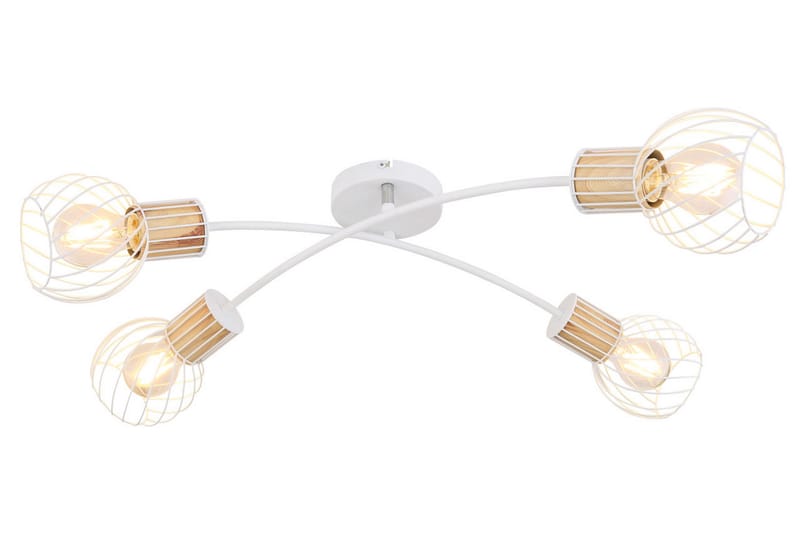 Luise Plafond 4 Lampor Vit - Globo Lighting - Belysning & el - Inomhusbelysning & Lampor - Taklampa & takbelysning - Plafond