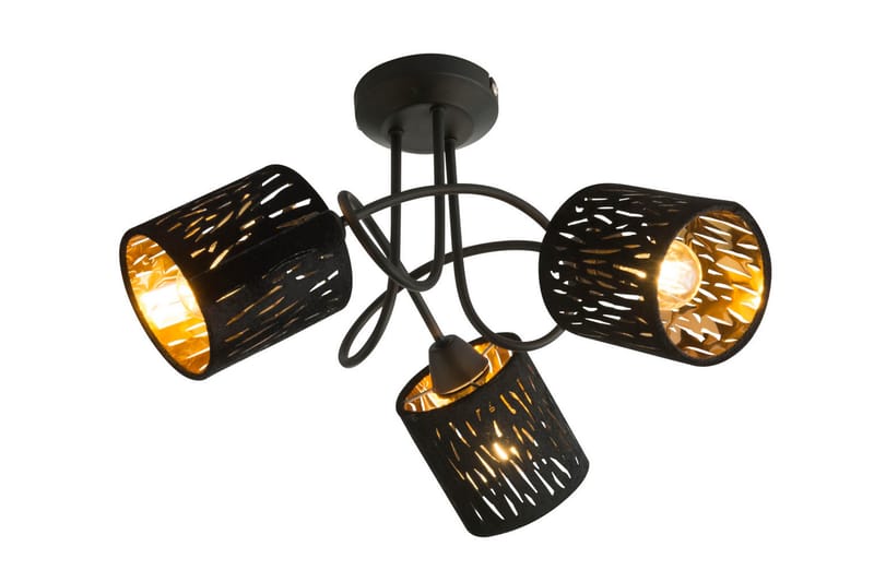 Tuxon Plafond 3 Lampor Svart - Globo Lighting - Belysning & el - Inomhusbelysning & lampor - Taklampa & takbelysning - Plafond