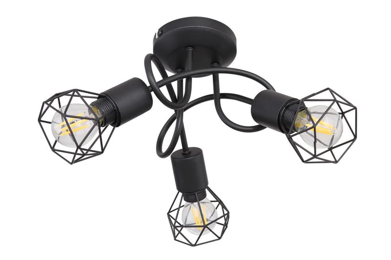 Xara Plafond 3 Lampor Svart - Globo Lighting - Belysning & el - Inomhusbelysning & Lampor - Taklampa & takbelysning - Plafond