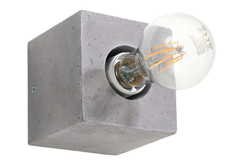 Ariz Vägglampa Betonggrå - Sollux Lighting - Belysning & el - Inomhusbelysning & Lampor - Vägglampa