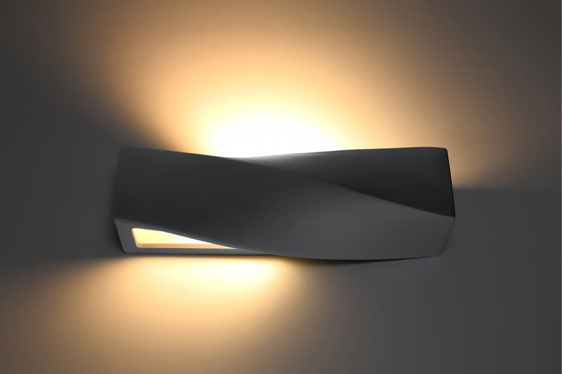 Sigma Vägglampa Grå - Sollux Lighting - Belysning & el - Inomhusbelysning & Lampor - Vägglampa