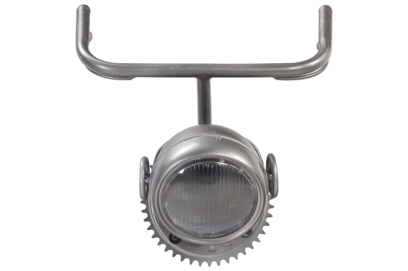 Vägglampa med motorcykeldesign järn - Silver - Belysning & el - Inomhusbelysning & Lampor - Vägglampa
