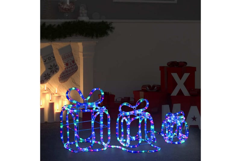 Juldekoration julklappar med 180 LED inomhus/utomhus - be Basic - Belysning & el - Julbelysning - Julbelysning utomhus
