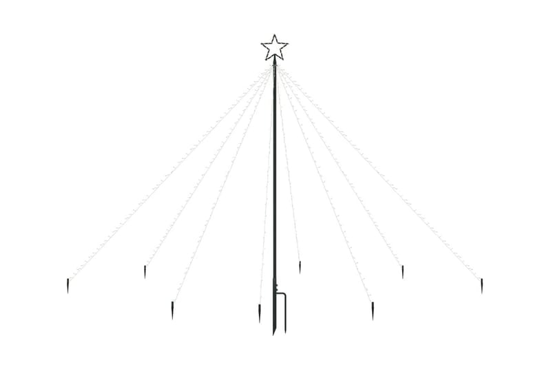 Julgran LED inomhus/utomhus 400 lysdioder 2,5 m - Vit - Belysning & el - Julbelysning - Julbelysning utomhus