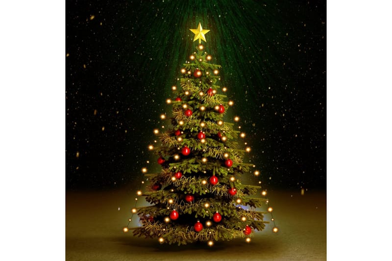 Ljusnät för julgran 150 LED 150 cm - Vit - Belysning & el - Julbelysning - Julgransbelysning
