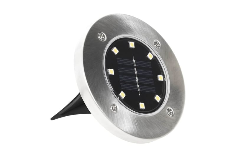 Marklampor soldrivna 8 st LED vit - Vit - Belysning & el - Utomhusbelysning - Markbelysning
