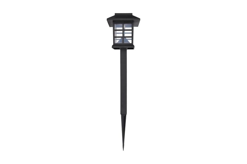 Soldrivna marklampor LED 12 st med spett 8,6x8,6x38 cm - Svart - Trädgård & spabad - Utemiljö - Entré - Entrébelysning
