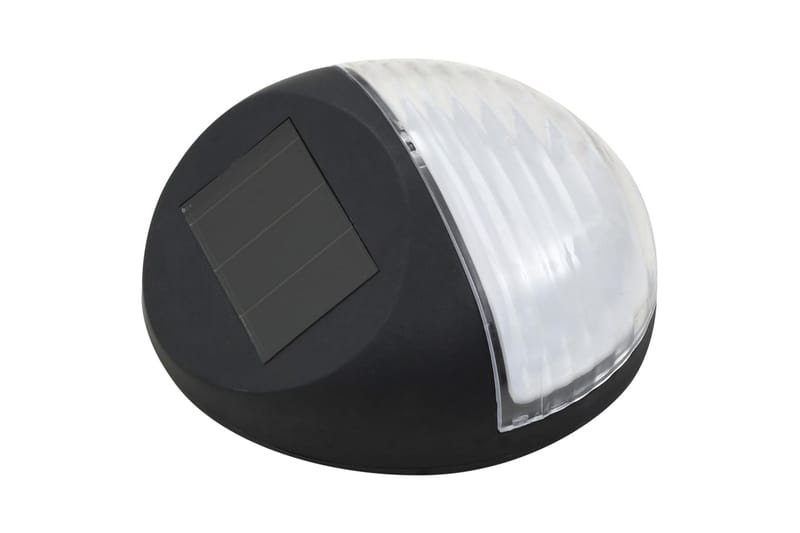 Sollampa vägg LED set 12 st rund svart - be Basic - Belysning & el - Utomhusbelysning - Solcellslampa & solcellsbelysning