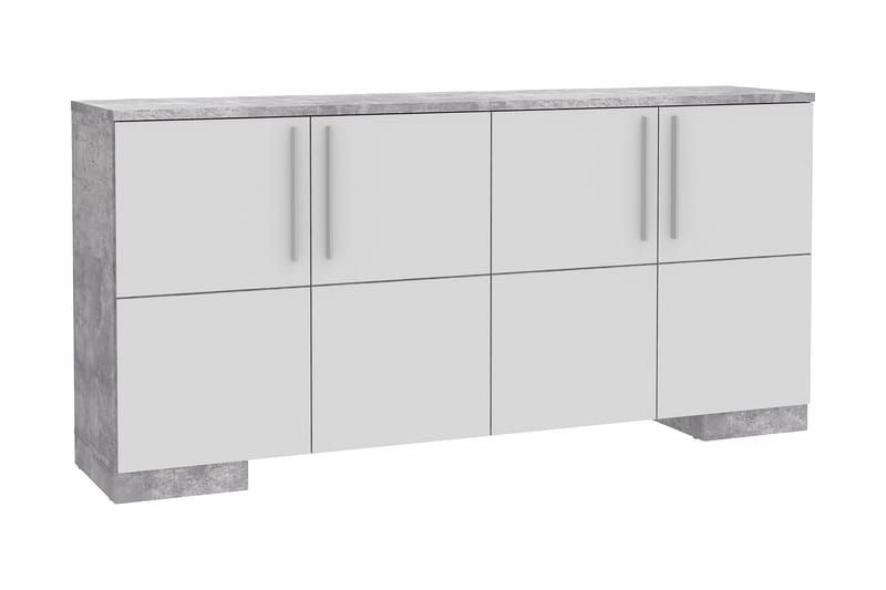 Atwoods Sideboard 87x180 cm - Betonggrå/Vit - Förvaring - Förvaringsmöbler - Sideboard & skänk