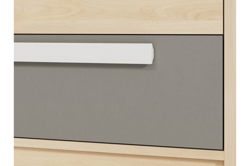 Ballistic Sideboard 94 cm - Grå/Vit/Natur - Förvaring - Förvaringsmöbler - Sideboard & skänk