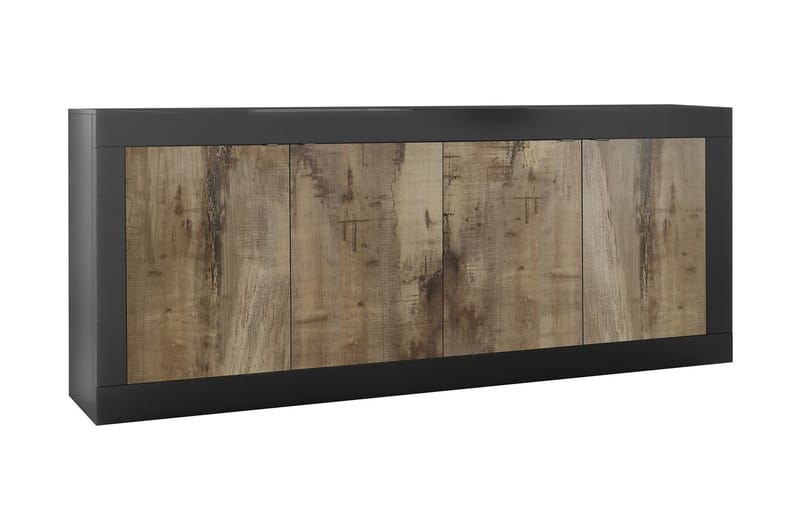 Basic Sideboard 43x207 cm Natur/Svart - LC SPA - Förvaring - Förvaringsmöbler - Sideboard & skänk