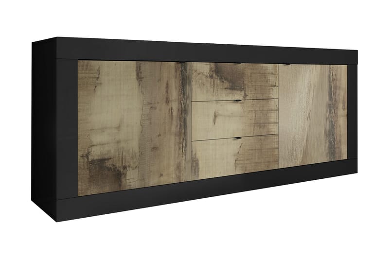 Basic Sideboard 43x210 cm Natur/Svart - LC SPA - Förvaring - Förvaringsmöbler - Sideboard & skänk
