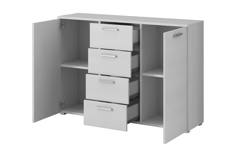 Bovera Sideboard 38x132 cm - Askgrå|Vit - Förvaring - Förvaringsmöbler - Sideboard & skänk