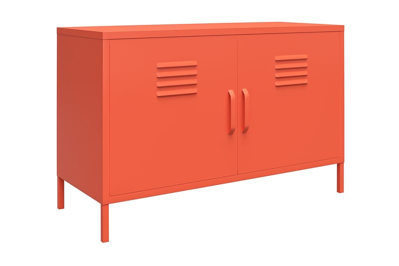 Cache Skänk 100x40 cm 2 Dörrar Orange - Novogratz - Förvaring - Förvaringsmöbler - Sideboard & skänk