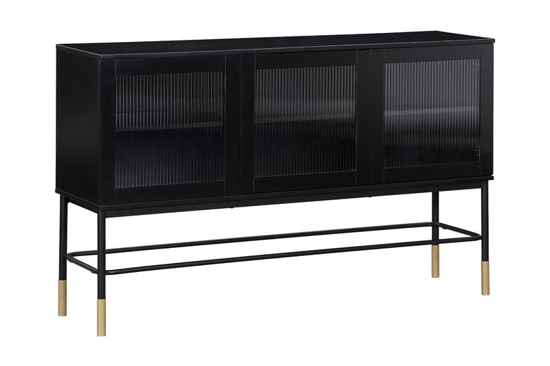Chezum Avlastningsbord 145 cm - Svart - Möbler - Tv-möbler & mediamöbler - TV-bänk & mediabänk