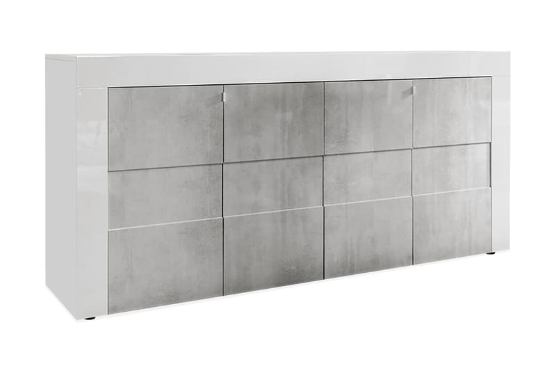 Easy Sideboard 181 cm - Vit/Betong - Förvaring - Förvaringsmöbler - Sideboard & skänk