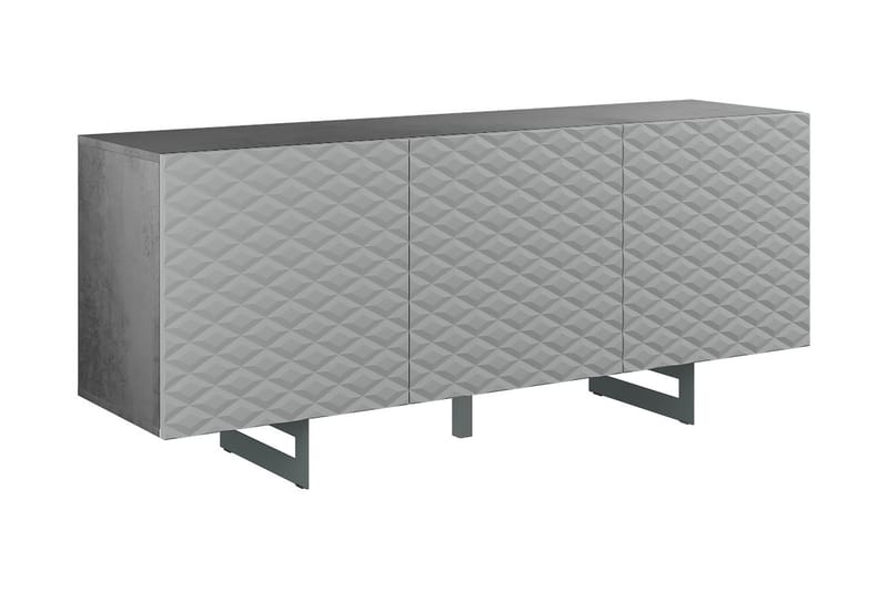 Korfu Sideboard 165x45 cm - Grå/Mörkgrå - Förvaring - Förvaringsmöbler - Sideboard & skänk