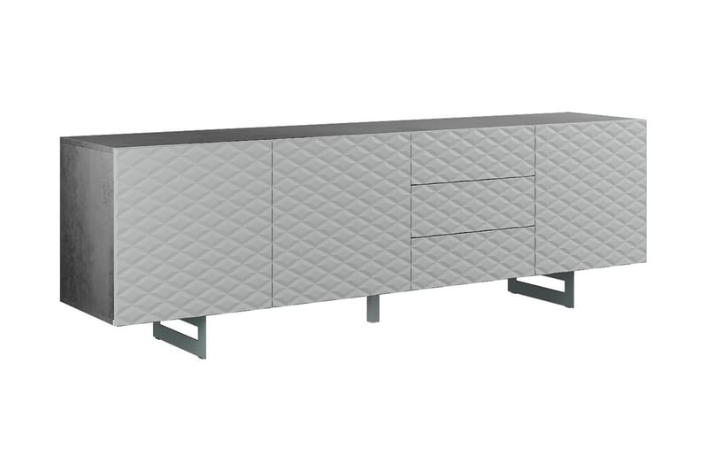 Korfu Sideboard 220x45 cm - Betonggrå - Förvaring - Förvaringsmöbler - Sideboard & skänk