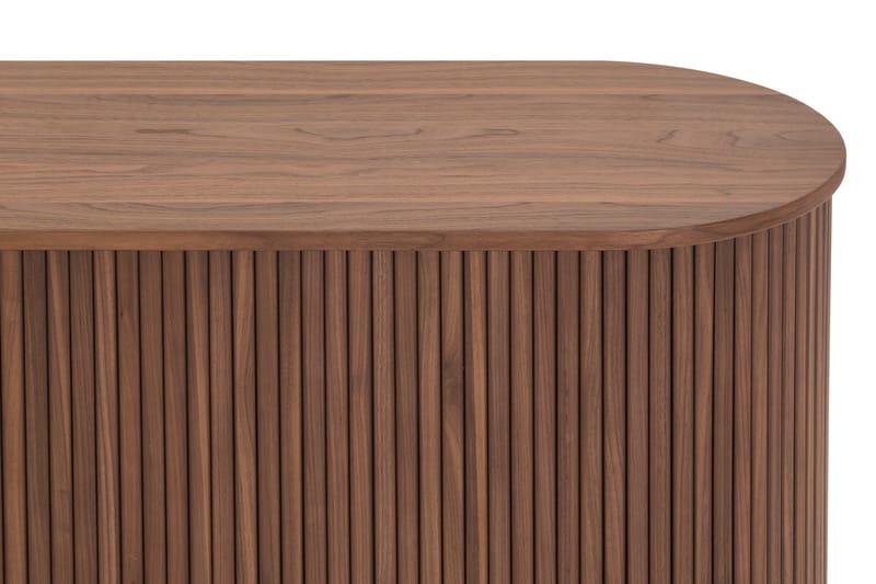Noira Sideboard 150x45 cm Massiv Valnöt - Brun - Förvaring - Förvaringsmöbler - Sideboard & skänk