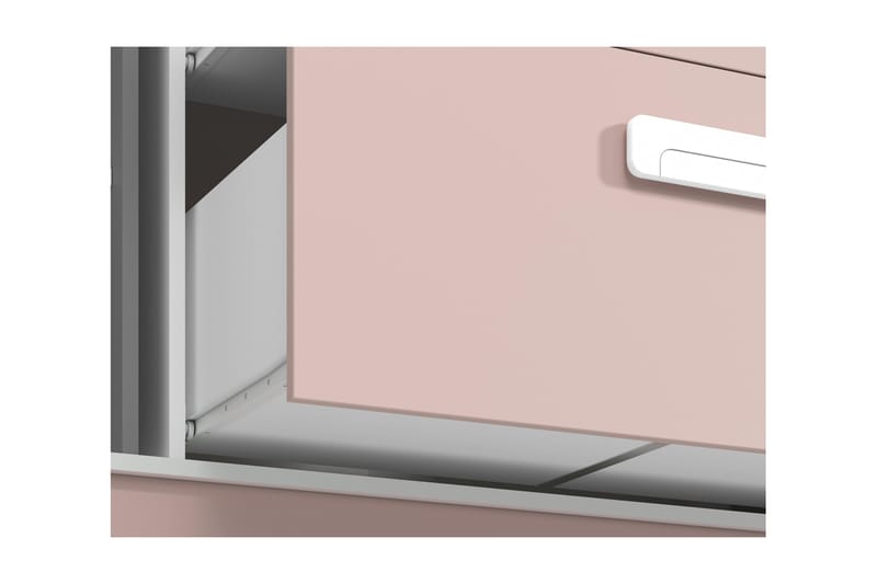 Onision Sideboard 94 cm - Grå/Puderrosa/Vit - Förvaring - Förvaringsmöbler - Sideboard & skänk
